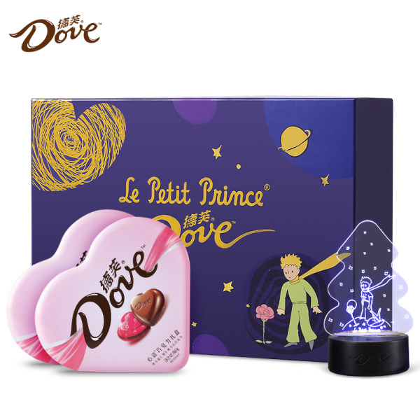 情人节礼物 DOVE 德芙 巧克力礼盒 聚划算+天猫优惠券折后￥109.9包邮（￥129.9-20）多款可选