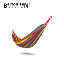 BartonisenN canvas hammock thick widen single double dormitory swing outdoor indoor camping hammock