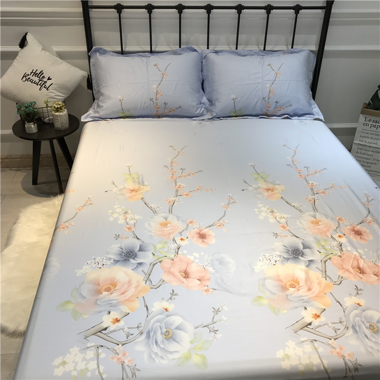 Mùa xuân và mùa hè hai mặt Tencel mảnh duy nhất quilt cover sheets 60 Tencel quilt đơn đôi naked ngủ vẻ đẹp tấm duy nhất