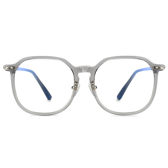 ກອບແວ່ນຕາໂປ່ງໃສ Ultra-light ins style plain face slimming myopia glass glass for women with degree anti-radiation and anti-blue light