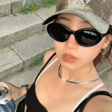 Ретро черные солнцезащитные очки на солнечной энергии, премиум класс, в американском стиле, 2024 года