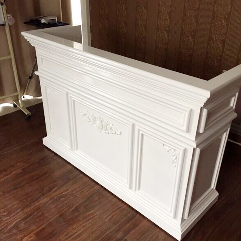 European Paint Cashier Counter Simple Clothing Store Bar Counter