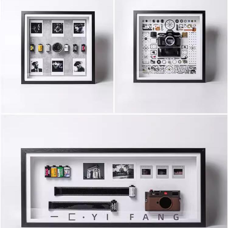 Creative Camera Disassembly Model Framed Painting Photography Theme Three-Dimensional Decorative Painting Soft Decoration Ornaments Model Room Sales Office