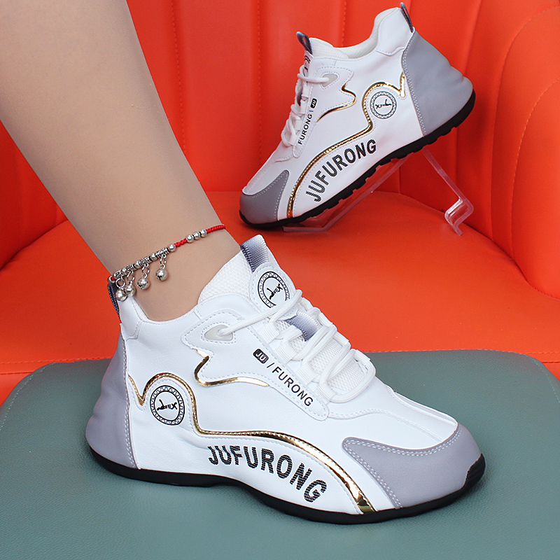 Juhongru Casual Sports Shoes for Women 2025 Spring and Autumn New Thick-Soled Dad Shoes Versatile Single Shoes Soft-Soled Dance Shoes Trendy Juhongru Casual Sports Shoes for Women 2025 Spring and Autumn New Thick-Soled Dad Shoes Versatile Single Shoes Soft-Soled Dance Shoes Trendy