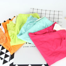 DK4 new female base candy color cotton lace cute kawaii student pants girl student soft sister