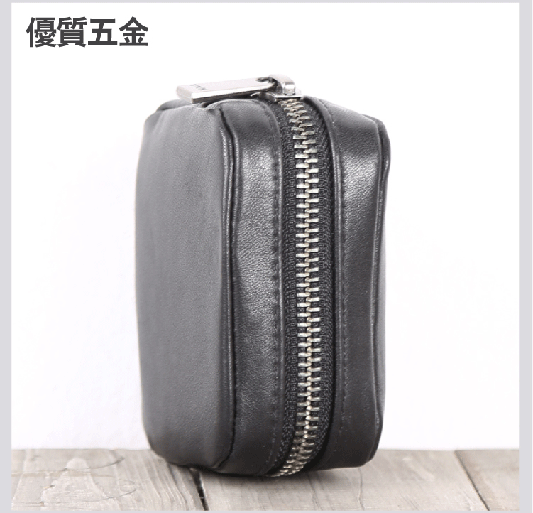 Da bò handmade ví tiền xu thẻ gói túi dữ liệu cáp dữ liệu đồ lặt vặt mini túi lưu trữ - Ví tiền ví cầm tay lv