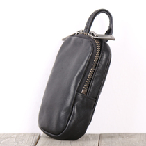  Original leather handmade key bag car key storage bag cowhide coin purse card bag hand bag couple