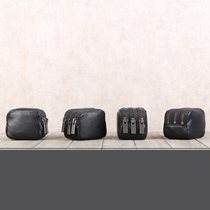  Nine places in the mountains leather coin purse cowhide headset data cable charging seat storage bag men and women original