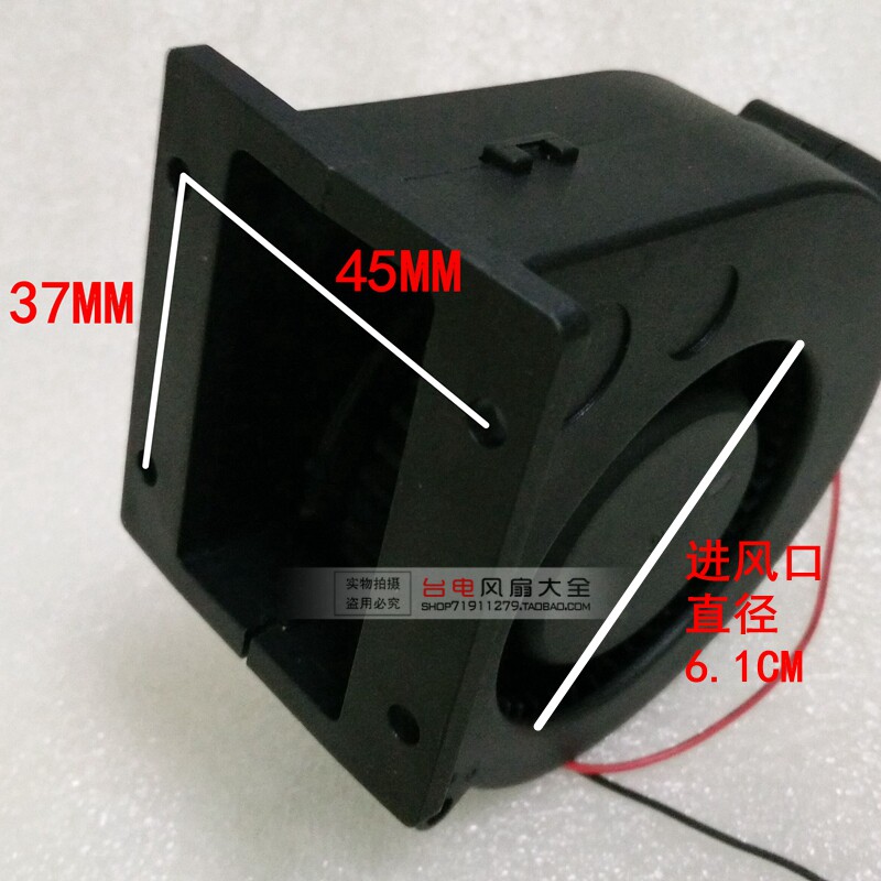 9733 Turbine Blower Warm Air Grill Exhaust Fan 9CM 12V Double Ball Durable