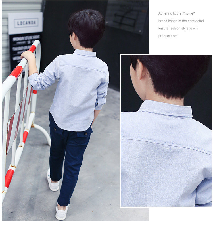 Chemise garcon à manche longue - Ref 2074158 Image 21