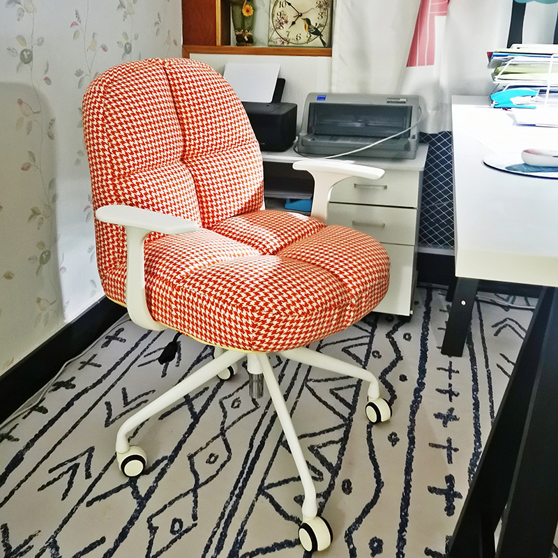 Light luxury wabbah quiet wind home backrest student desk chair sofa chair mechanics artificial official stool computer chair dormitory chair