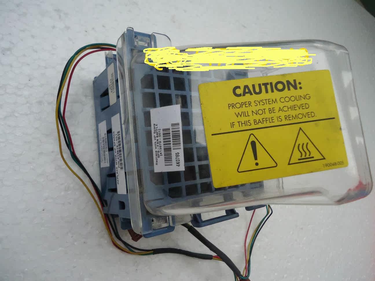 HP 350G5 server host shell fan 413978-001