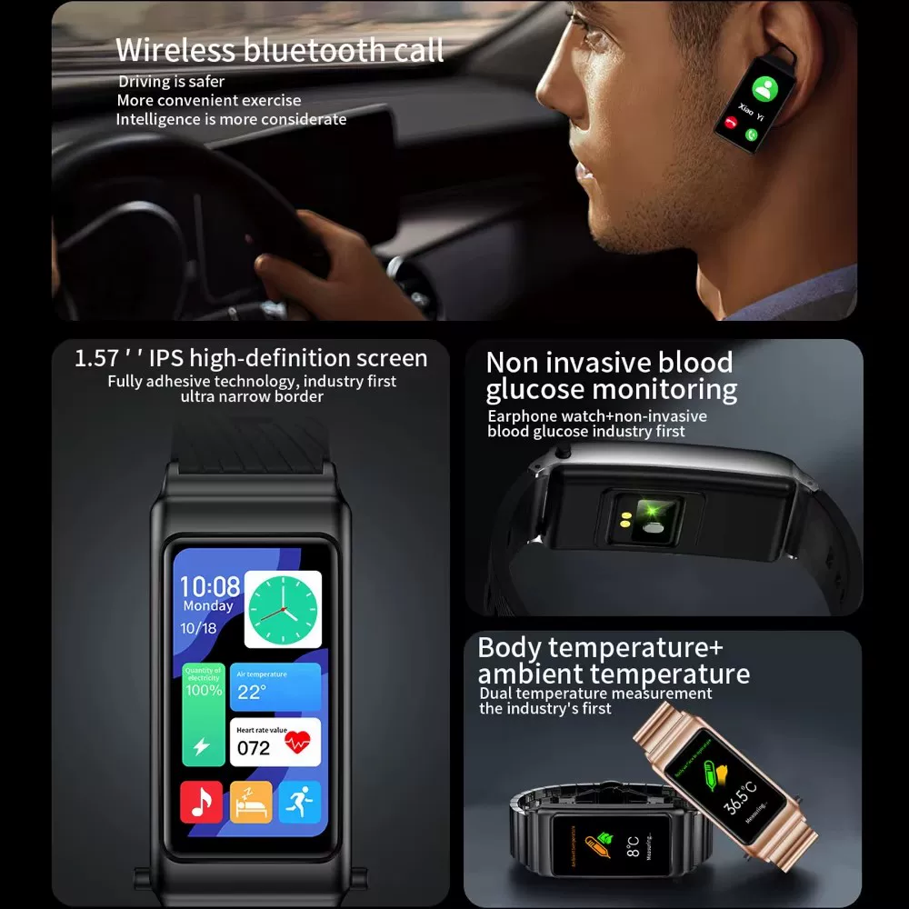 [Наушники Smart Watch Bluetooth headset вызов NFC наушники]