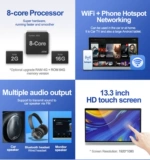 Android 10.0 Car Headrest Monitor 13.3