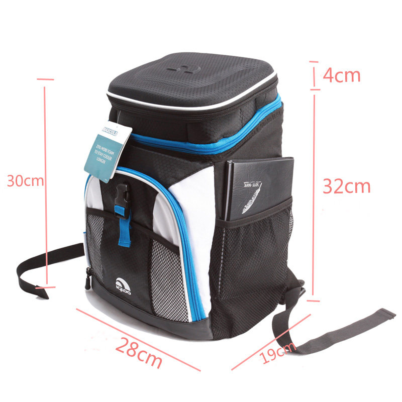 12 liters double shoulder back ice pack portable chilling bag double layer thickened bag outdoor picnic food refreshing bag