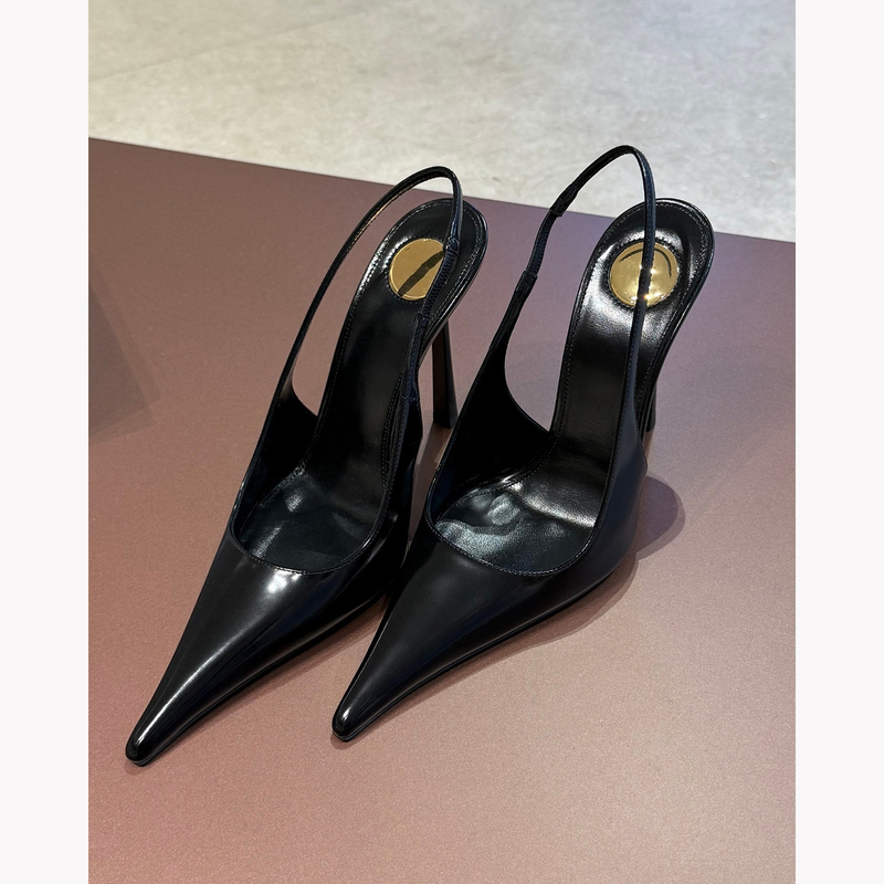 Rose Park Chae Young's Same Style Pointed Toe Stiletto High Heels Women's 2026 Spring New Closed-Toe Sandals Sexy and High-End