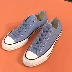 Converse Converse 1970s Giày đế bệt thấp màu xanh xám tiêu chuẩn Samsung 162243c giày thể thao nữ 2021 Plimsolls