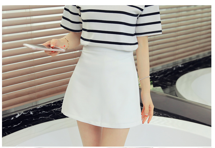 Váy nữ hè 2019 mới cạp cao cỡ lớn xẻ quần chống sáng công sở váy đen chuyên nghiệp - Váy chân váy hồng