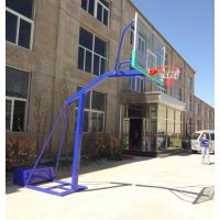  Outdoor standard adult mobile half-box basketball shelf half-bag box with tempered glass rebound fitness equipment