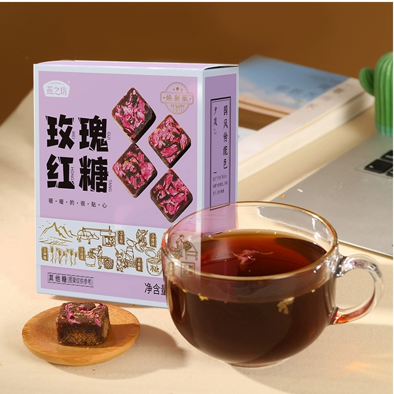燕之坊甘蔗红糖玫瑰红糖216g
