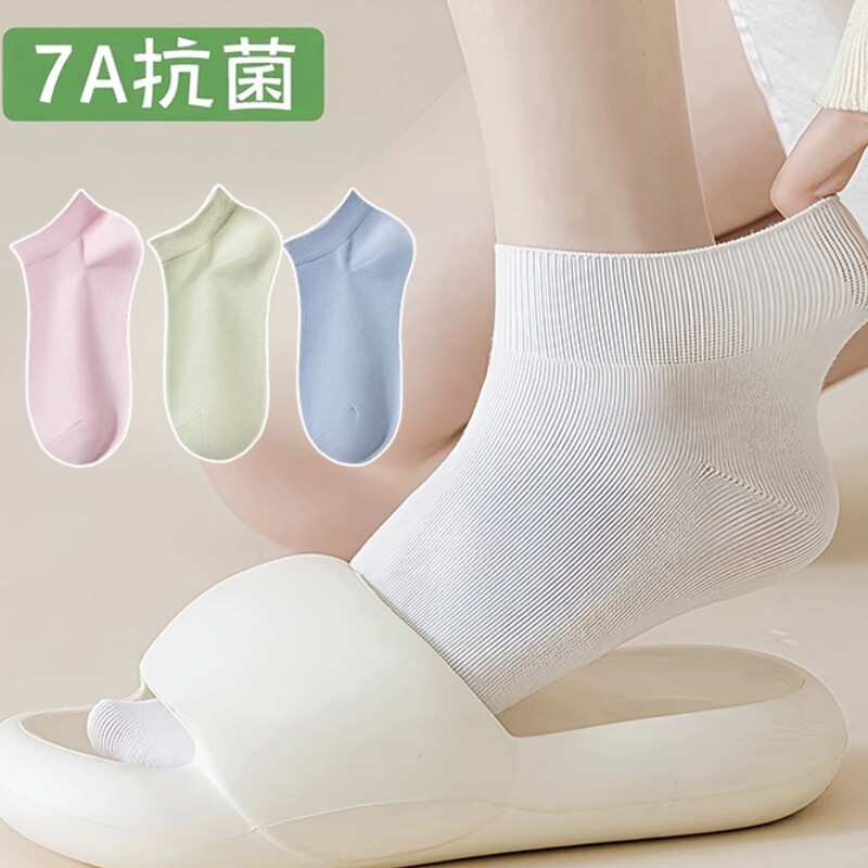 夏季薄款袜子女短袜ins潮学生白色甜美百搭低帮浅口低腰短筒袜