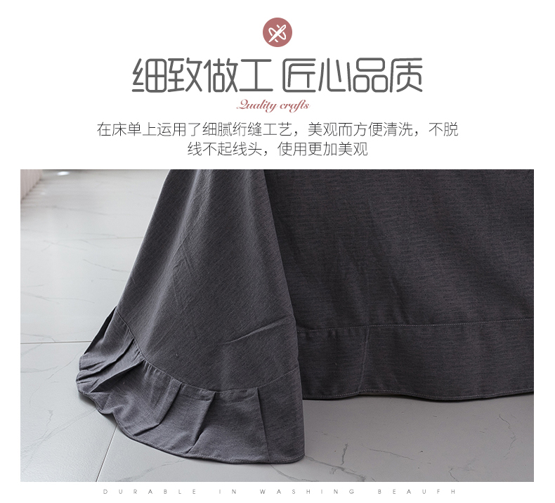100% cotton dày bông chà nhám đơn mảnh đơn nữ đôi 1,5m / 1,8m2.0 giường mùa thu và mùa đông ga giường thun lạnh hàn quốc