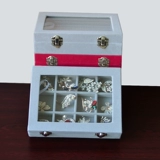 Прозрачные серьги, шпильки для волос, клипсы, ожерелье, коробочка для хранения, коробка для хранения, аксессуар, стенд, простой и элегантный дизайн, европейский стиль