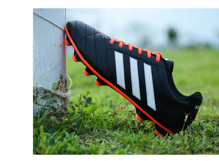 Chaussures de football en PU - pieds naturels, rembourrage en caoutchouc, Système de Torsion - Ref 2442975 Image 40