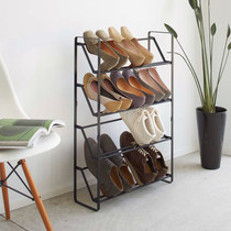 Japans Yamazaki Industrial yamazaki Easy doorway shoe rack can be spliced for home 4 floor shoes Todaystyle home