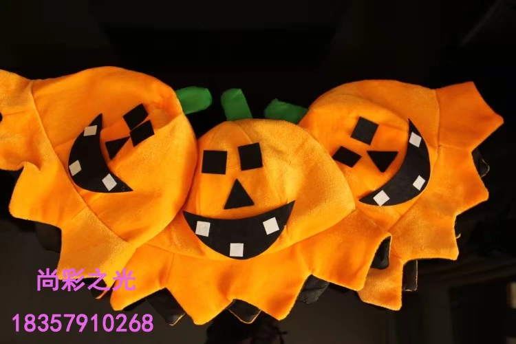 Halloween Pumpkin Hat Trang trí Lễ hội ma ma Biểu diễn Demon Party Dress Up Pumpkin Hat - Sản phẩm Đảng / Magic / Hiệu suất