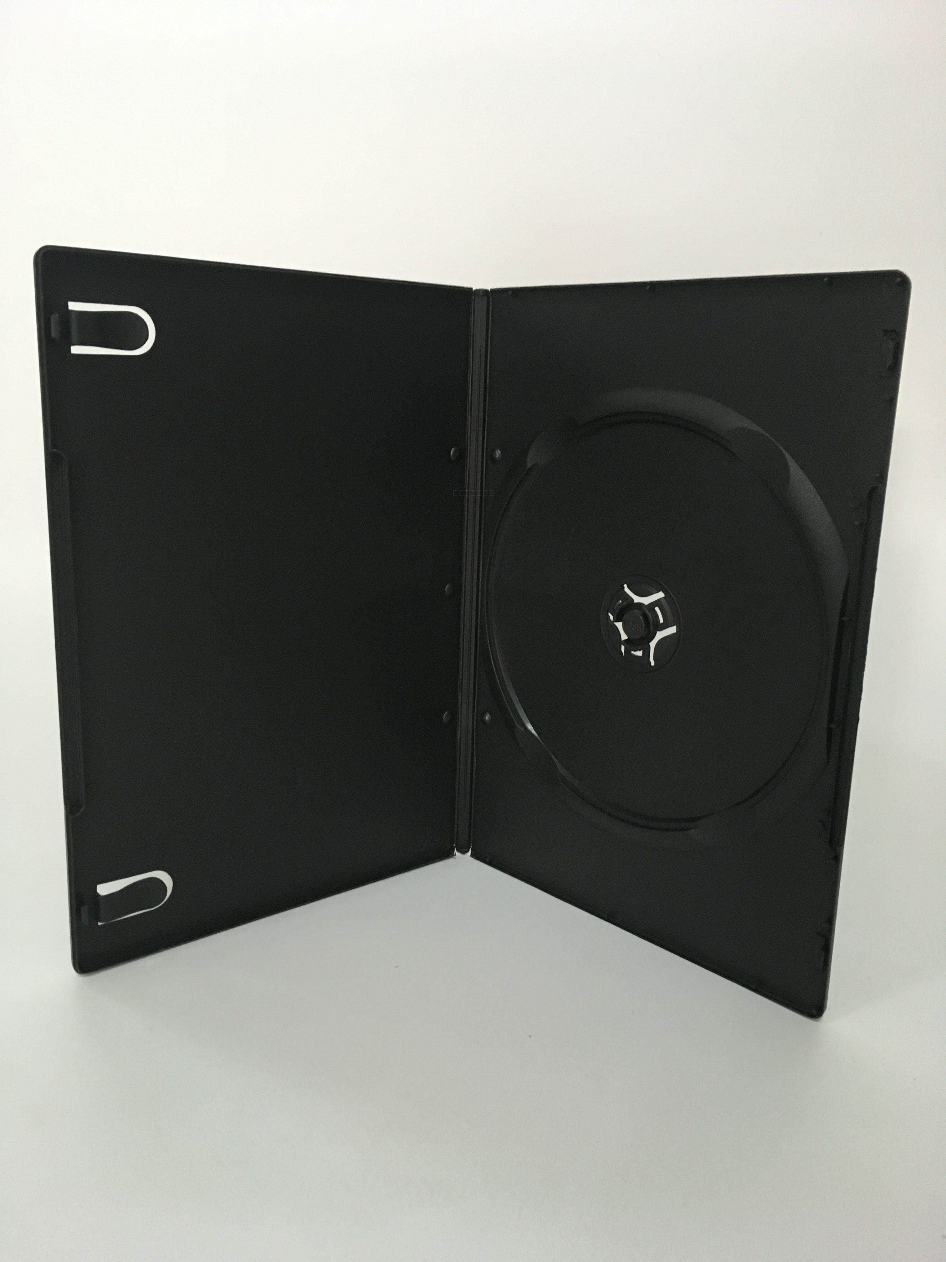 7MM rectangular single disk black box DVD CD CD box can be inserted and sealed disc box is not fragile