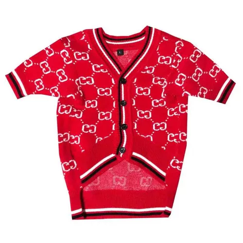 Собака Новая годовалая одежда Мао Сюенари Кардиган, сражаясь с Тедди Бий Баррин Осень и Зимний Прилив ПЭТ -Кот Кот