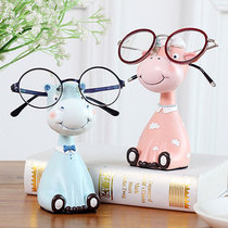 Cute animal glasses frame storage frame display frame Glasses shop desktop ornaments Cartoon glasses stand