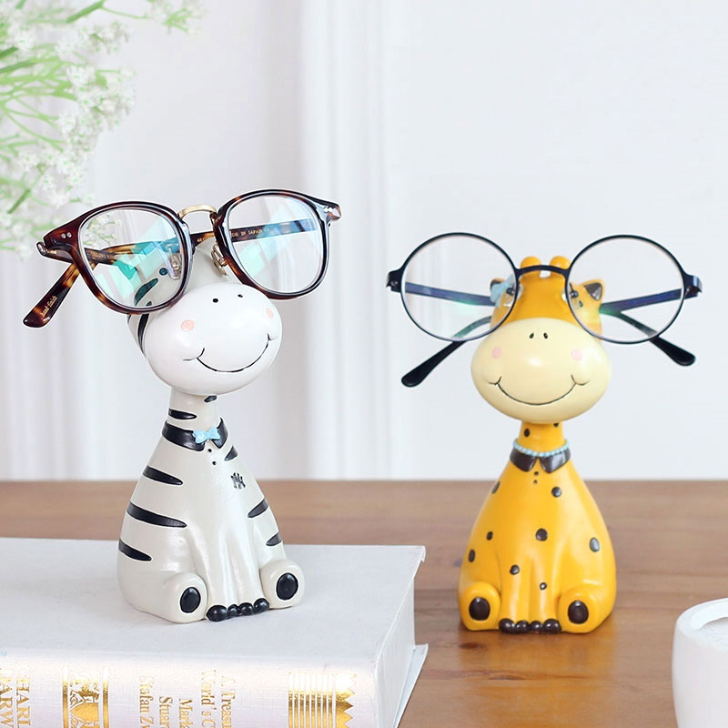 Creative cute animal glasses shelf glasses shop display stand home desk ornaments gift glasses stand