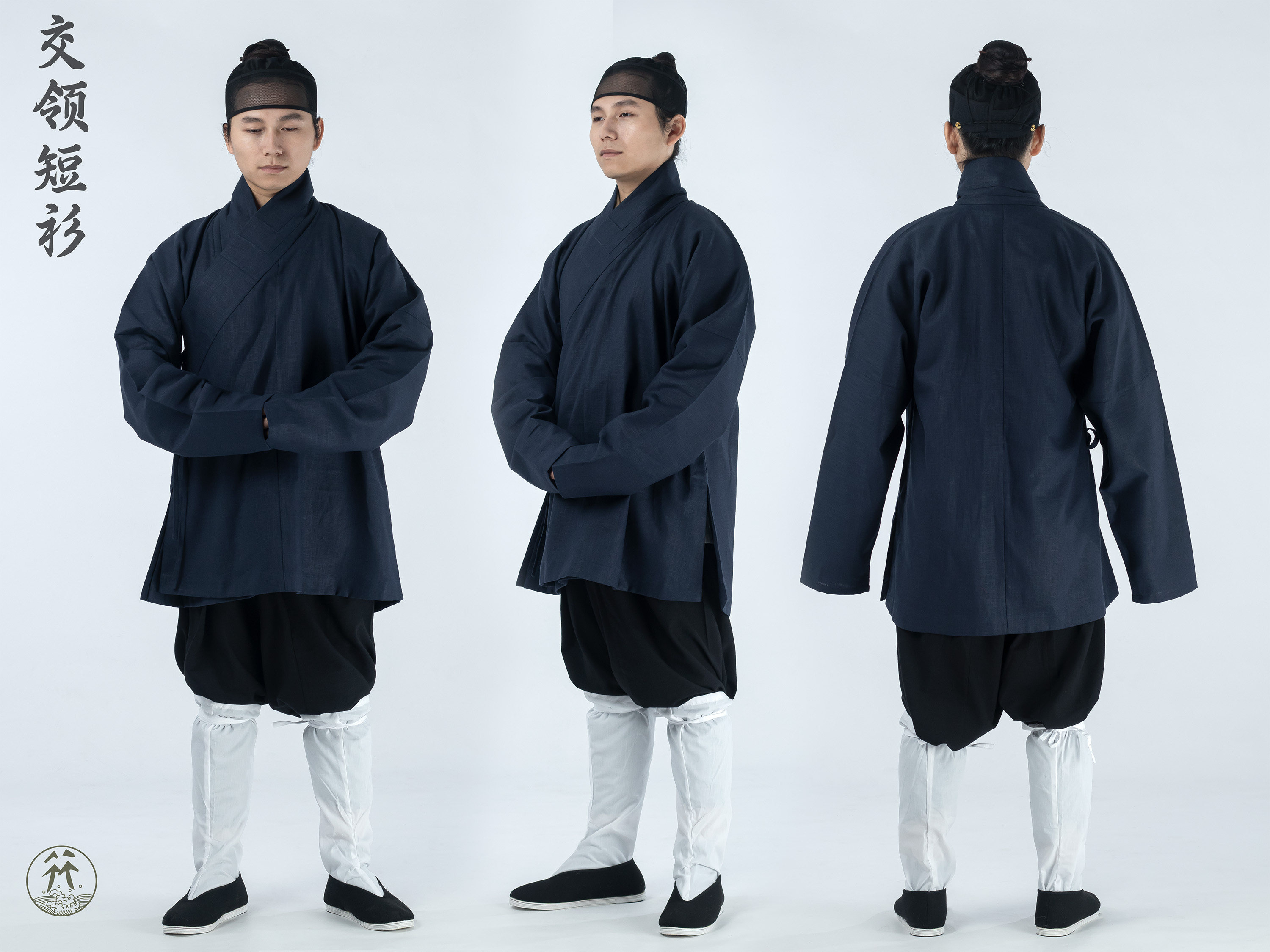 多色汉服裋褐裋衣短打短衣三清领短衫,穿越明代劳作服的秘密-汉服定制-淘宝百科网