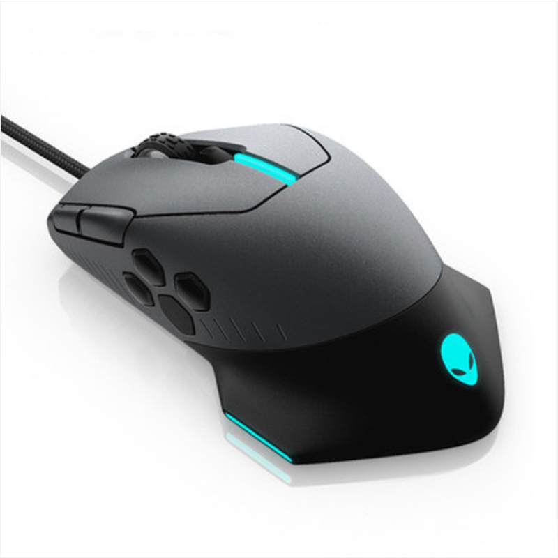 Chinese Version of Dell Alienware Alien Mouse Aw510M Wired Gaming E-Sports Rgb Lighting Effect 10 Keys