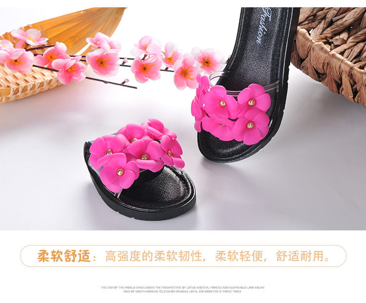 Pantoufles enfants en autre pour été - semelle PU - Ref 986795 Image 22