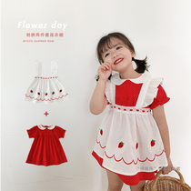 Young Yo-yo Girl Foreign Air Princess Dresses Dresses Summer New Children Fashion Sweet And Cute Two Sets Dress Dress