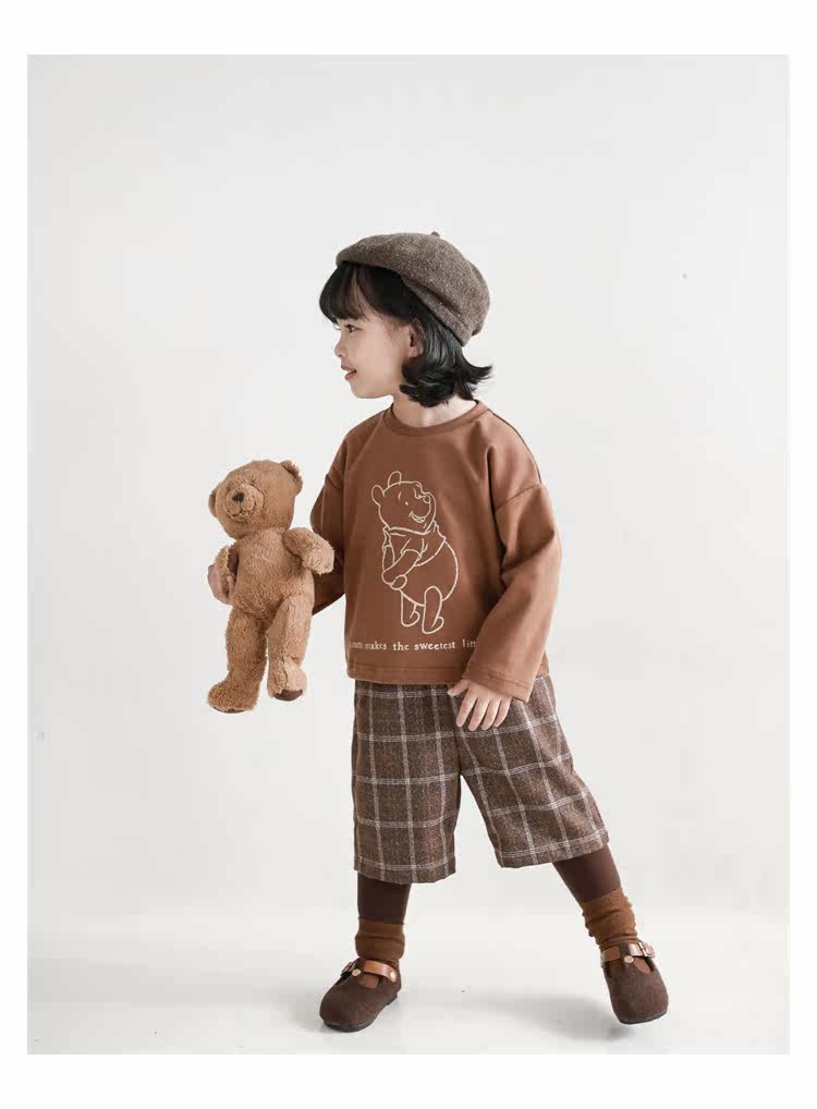 Детский осенний комбинезон, штаны, ретро комплект, бретели, в британском стиле, стиль     