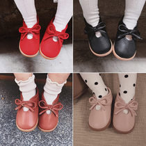 Young Yo-yo Girl 2022 Spring New Girl Child Baby Spring Summer Style Leather Shoes Casual Shoes Out For Foreign Air Children Clothing