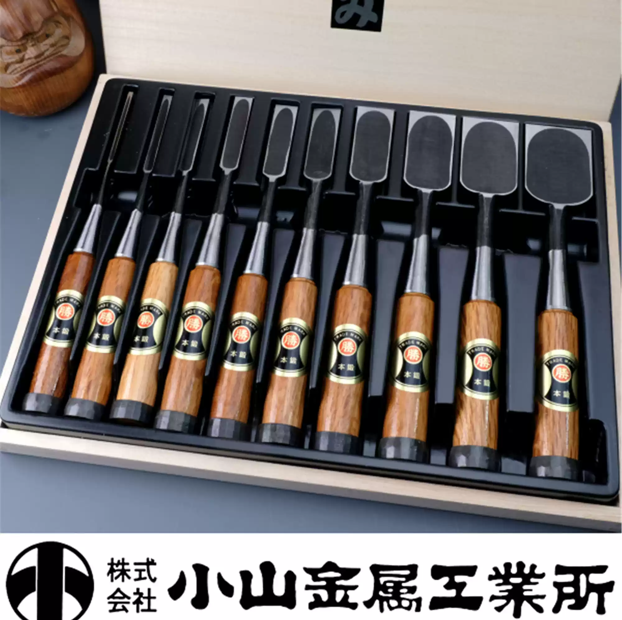 日本藤原良明手工刀木工雕刻用切出小刀斜口嫁接刀具日本加藤清志合作刀