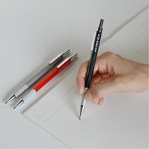 Woodworking automatic pencil Japan Mitsubishi affinity hardwood white red HB 2H super thick 2mm core original import