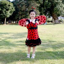 Halloween Children Cartoon Animals Perform Clothing Ladybugs Out of 5 sets of dress Dress Suit Princess Dress