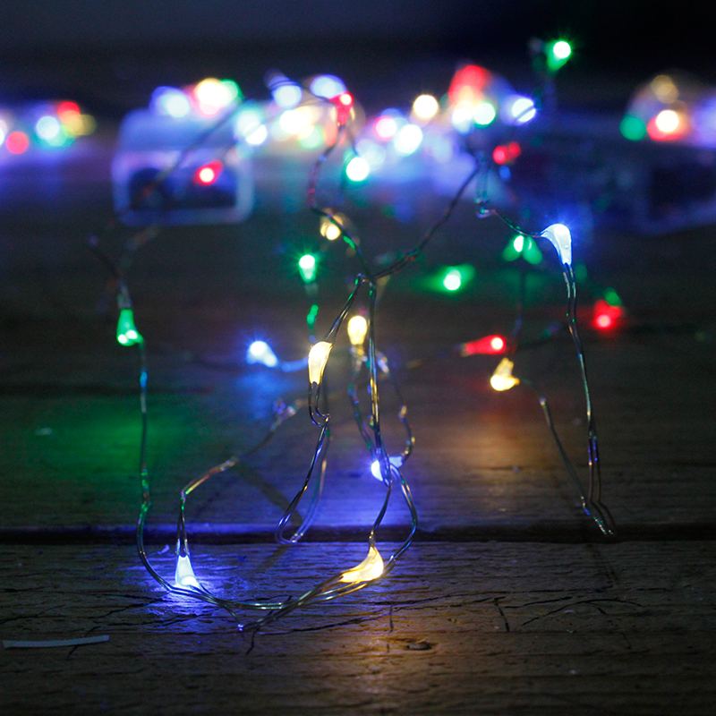 Pig Spring Festival Adornment LED Festoon Lamp String Battery Case Strips of Christmas Accessories Lamp Seven Colored Lights No Need To Be Plugged In