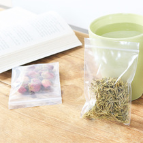 Plastic transparent self-proclaimed bag PE packing bag sealing mouth packing bag moisture-proof sealing bag 100 only fit