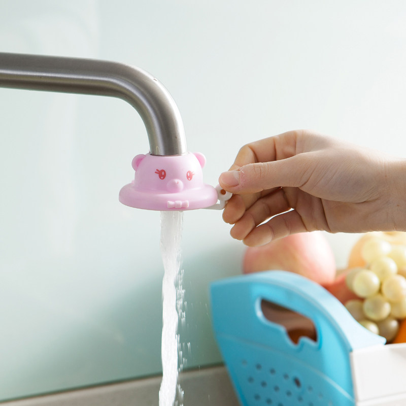 Cartoon Candy Tap Regulator Adjustable Water - saving and Splash - proof nozzle in kitchen tap