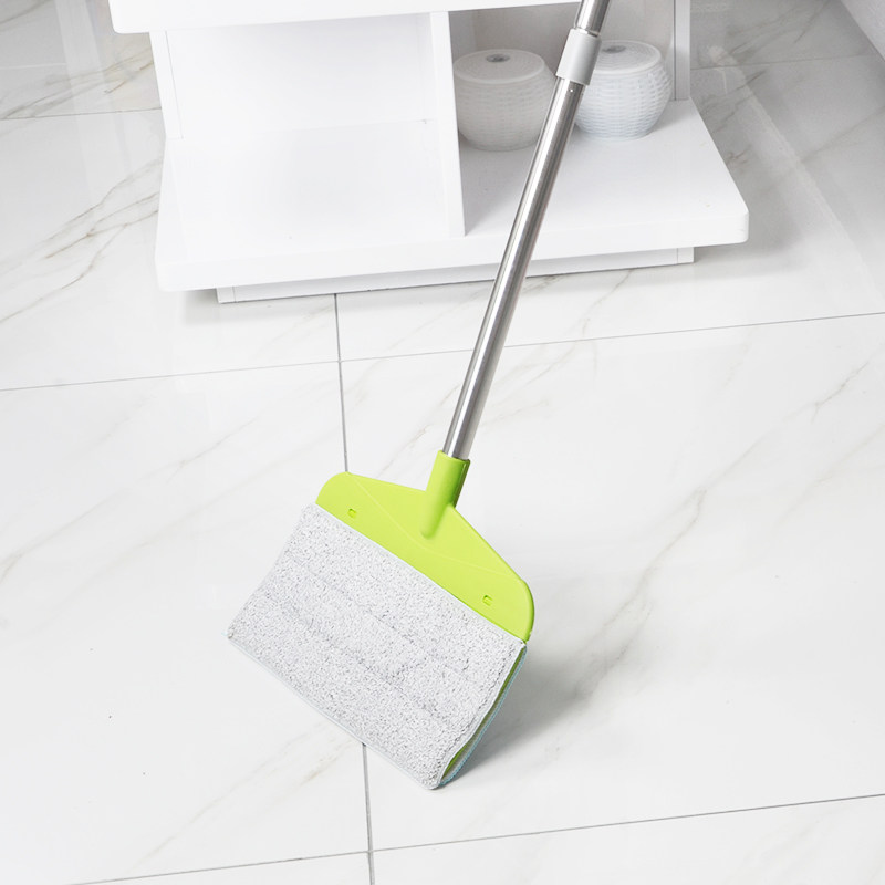 Lengthened lever double sided flat mop bed bottom sofa bottom integral cupboard bottom furniture bottom furniture slit towed roof spider web cleaning tug