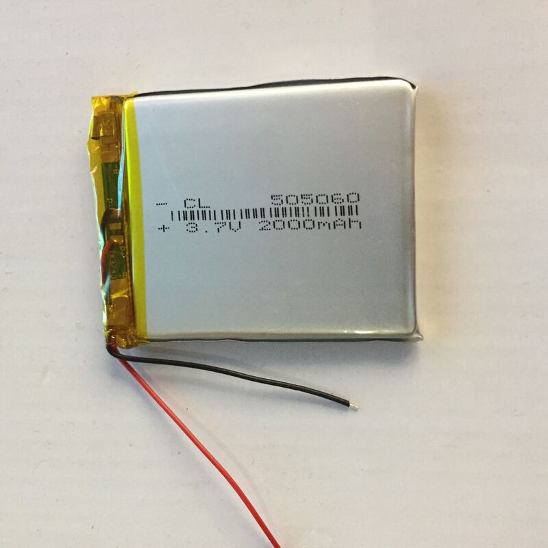 3.7V Polymer Lithium Battery 505060 Replaces 505161P 2000Mah Mp5 Mid 570R Battery 3.7V Polymer Lithium Battery 505060 Replaces 505161P 2000Mah Mp5 Mid 570R Battery