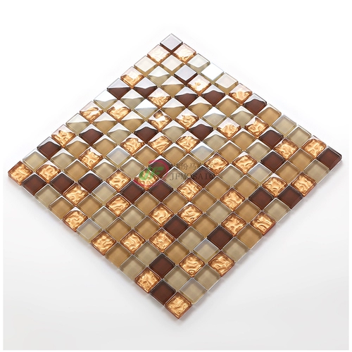 佳纷马赛克 Натуральная оболочка хрустальная стеклянная каменная головоломка Фоновая наклейка на стенах