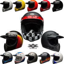 Spot American BELL Moto-3 Motorcyclist retro helmet Off-road racing safety full helmet